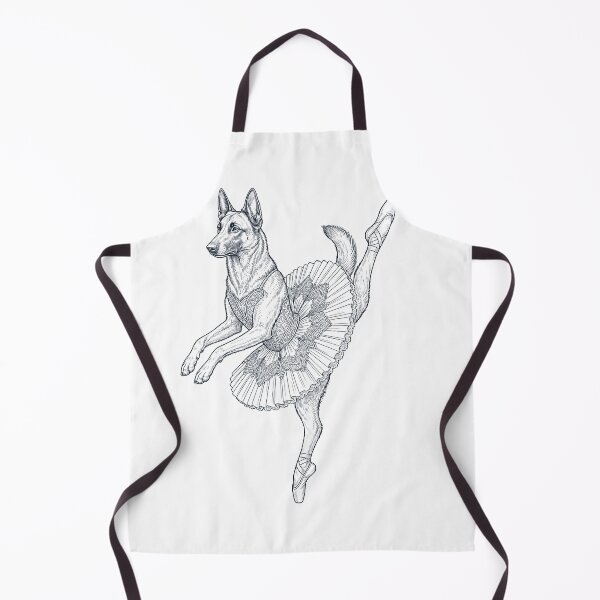 Item preview, Vintage Belgian Shepherd Ballet Dancer Ballerina Dog Lover designed and sold by dian-rody-crest.