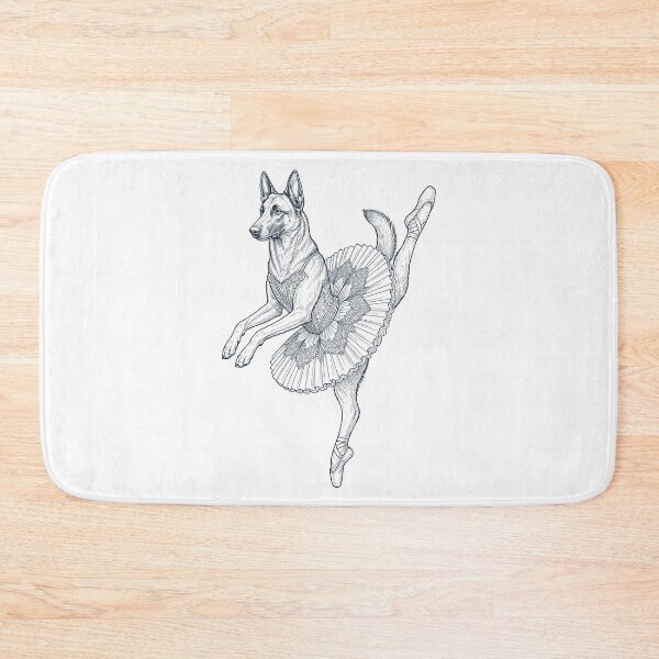 Item preview, Vintage Belgian Shepherd Ballet Dancer Ballerina Dog Lover designed and sold by dian-rody-crest.