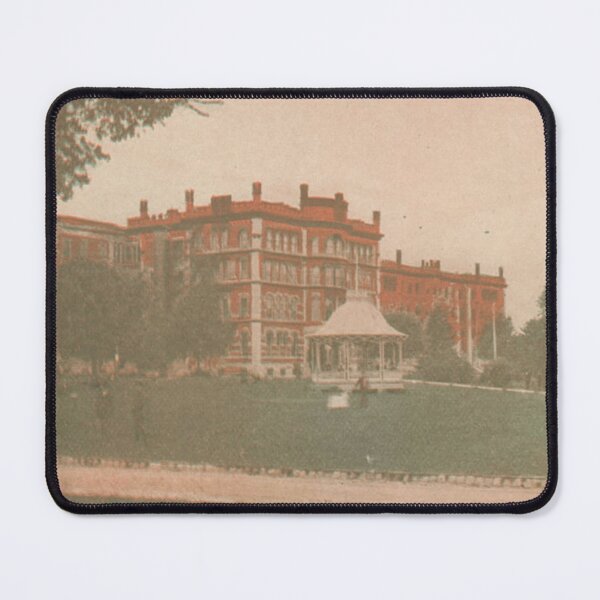 Item preview, Anna State Hospital Original Vintage Postcard – Main Building (Design 2) designed and sold by GhostlyWorld.