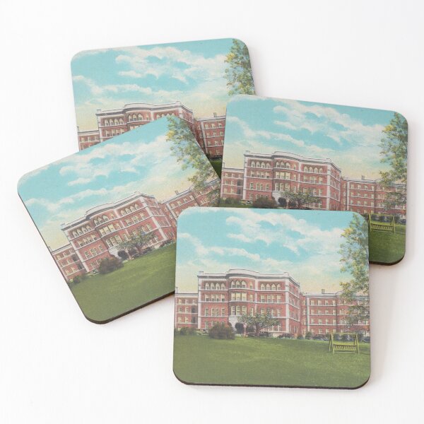 Artikelvorschau, Originale Vintage-Postkarte des Anna State Hospital – Hauptgebäude (Motiv 1) entworfen und verkauft von GhostlyWorld.