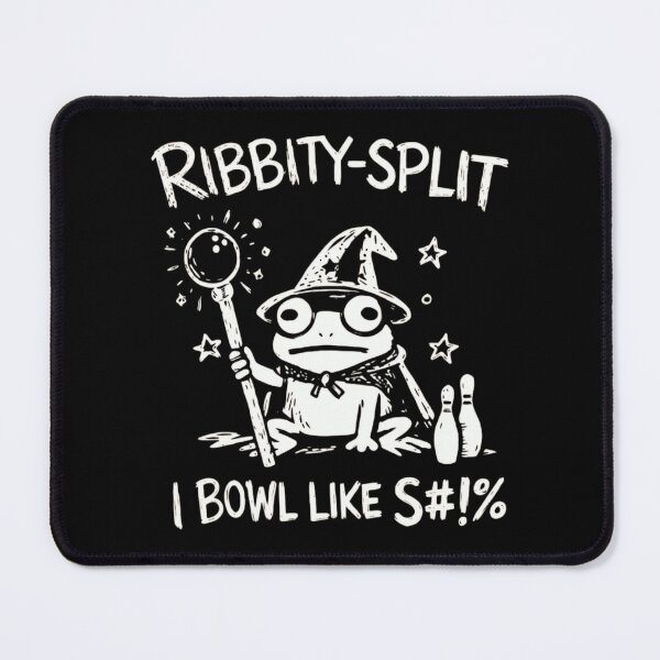 Item preview, Ribbity-Split Funny Bowling Wizard Frog Meme designed and sold by haitrieuic96.