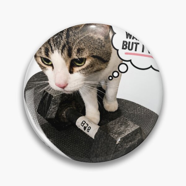 Item preview, Discipline Cat I Dont Want To But I Will Funny Gym designed and sold by Digistore1221.