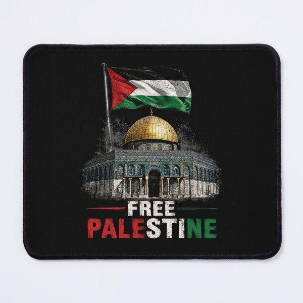 Item preview, Free Palestine Al Aqsa Mosque Vintage Flag Design designed and sold by LaylaArtStudio.