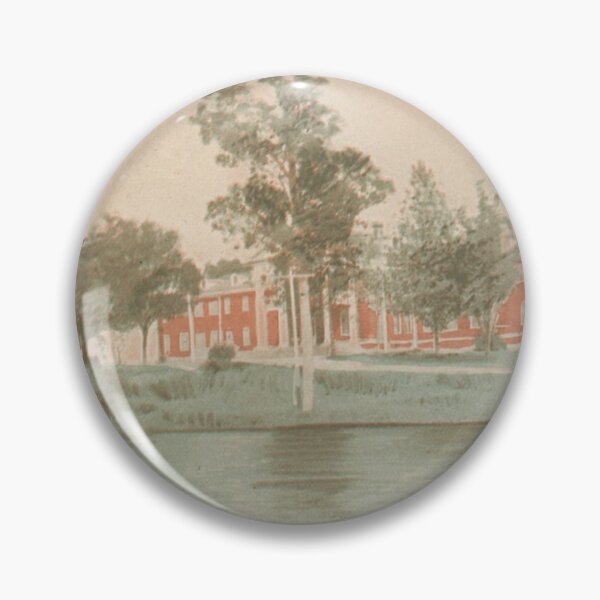 Item preview, Anna State Hospital Original Vintage Postcard – Cottage and Lake designed and sold by GhostlyWorld.