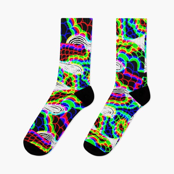Item preview, Rainbow Scales Dragon Serpent - Trippy Illusion Pattern designed and sold by MAMA LXXVIII: Art by Marsailhe Milward.