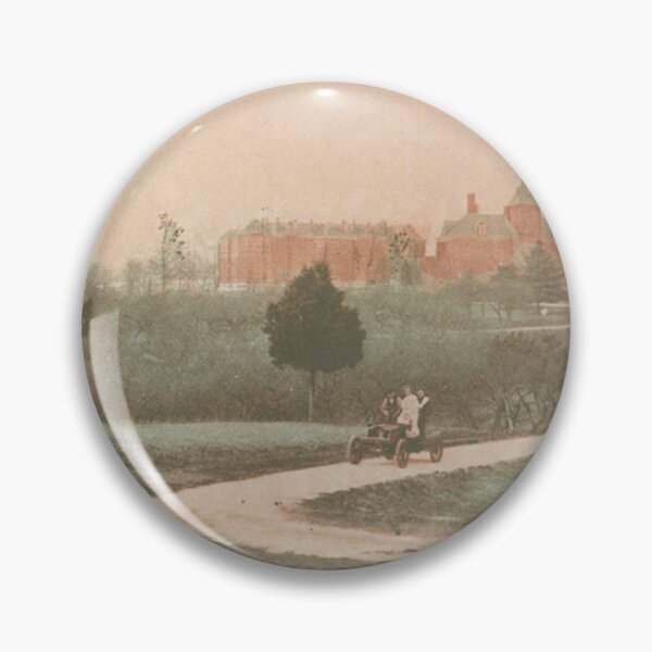 Item preview, Anna State Hospital Original Vintage Postcard – Drive Way designed and sold by GhostlyWorld.