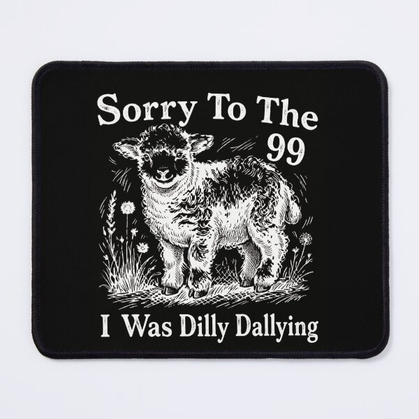 Item preview, Sorry To The 99 I Was Dilly Dallying Funny Lost Sheep Christian Sketch designed and sold by haitrieuic96.