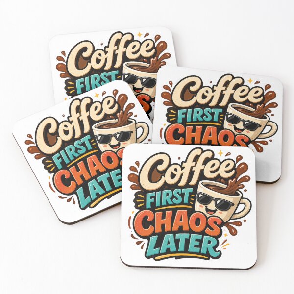 Item preview, Coffee First Chaos Later designed and sold by Vexorask.