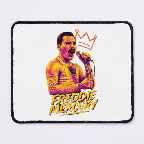 Item preview, Freddie Mercury Retro Neon Crown Pop Art designed and sold by zigzagalo.