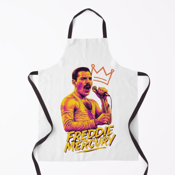 Item preview, Freddie Mercury Retro Neon Crown Pop Art designed and sold by zigzagalo.