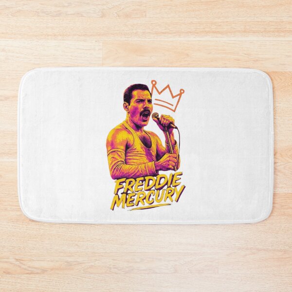 Item preview, Freddie Mercury Retro Neon Crown Pop Art designed and sold by zigzagalo.