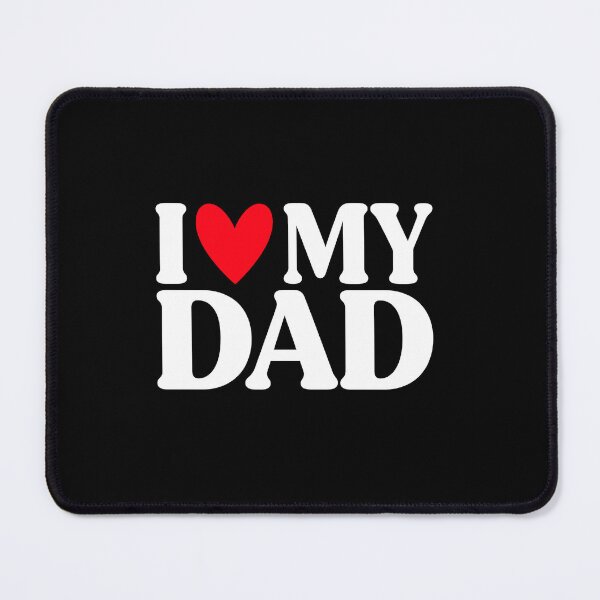 Item preview, I Love My Dad Simple Heart Design for Father’s Day designed and sold by msaloyach.