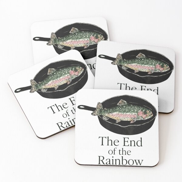 Item preview, Funny Rainbow Trout The End of the Rainbow Fishing Pun designed and sold by haitrieuic96.