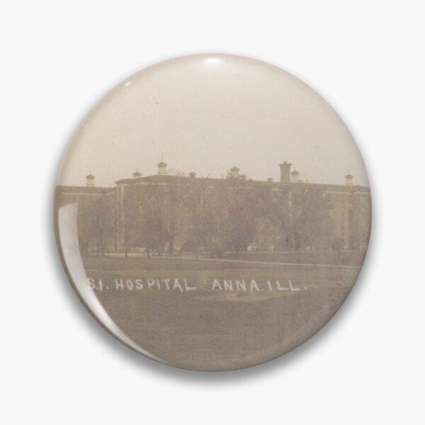 Item preview, Anna State Hospital Original Vintage Postcard – S.I. Hospital Anna Ill. designed and sold by GhostlyWorld.