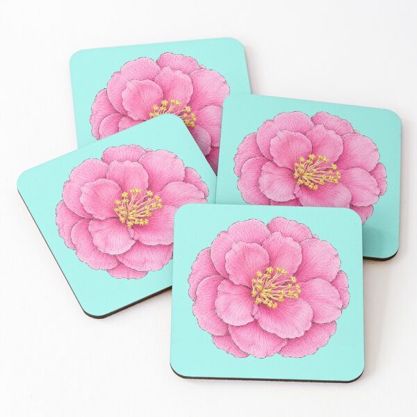 Item preview, Pink Camellia Blossom designed and sold by MoonlitWhiskers.