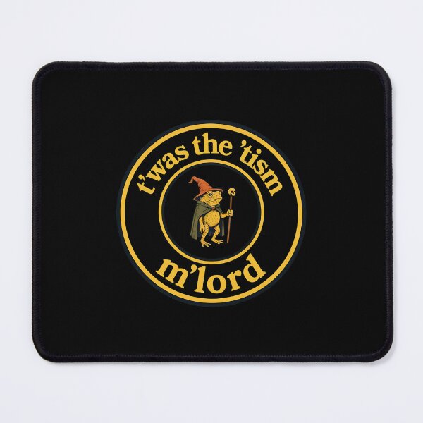 Item preview, Funny Meme TWAS The Tism M Lord Frog Wizard Graphic designed and sold by cass-vale-lab.