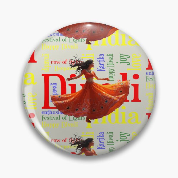Item preview, Kathak Dance Indian Diwali Firework Word Collage designed and sold by taiche.