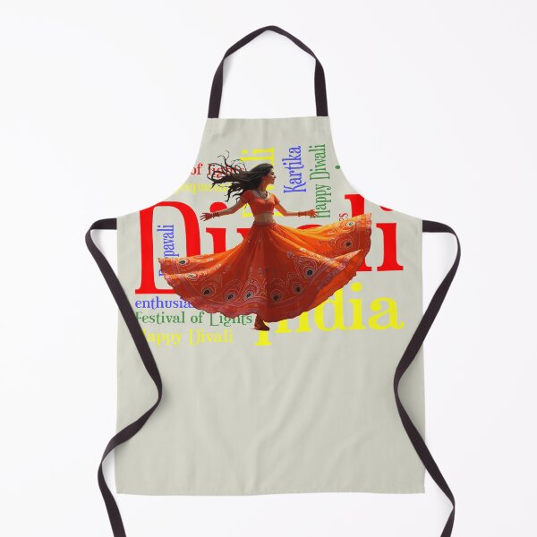 Item preview, Kathak Dance Indian Diwali Firework Word Collage designed and sold by taiche.