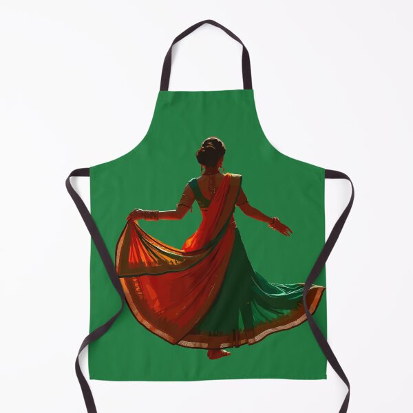Item preview, Kathak Traditional Dance Colorful Costumes Indian Diwali designed and sold by taiche.
