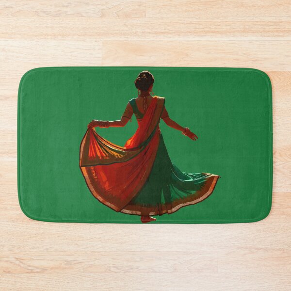 Item preview, Kathak Traditional Dance Colorful Costumes Indian Diwali designed and sold by taiche.