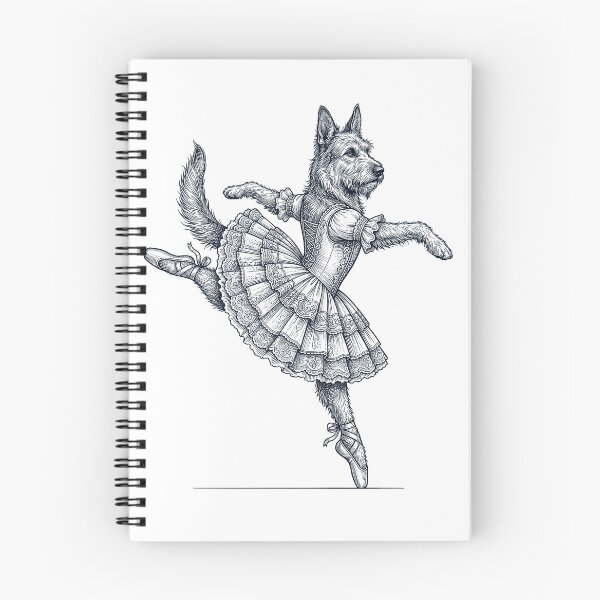 Item preview, Vintage Berger Picard Ballet Dancer Ballerina Dog Lover designed and sold by dian-rody-crest.