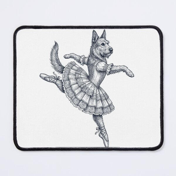 Item preview, Vintage Berger Picard Ballet Dancer Ballerina Dog Lover designed and sold by dian-rody-crest.