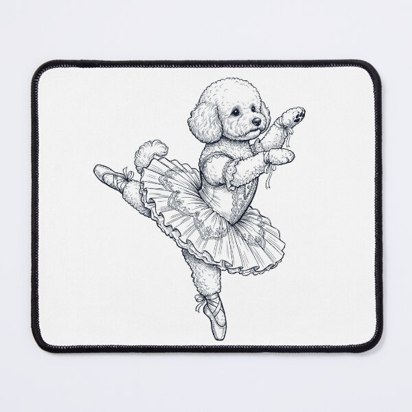 Item preview, Vintage Bichon Frise Ballet Dancer Ballerina Dog Lover designed and sold by dian-rody-crest.