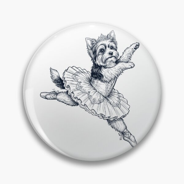 Item preview, Vintage Biewer Terrier Ballet Dancer Ballerina Dog Lover designed and sold by dian-rody-crest.