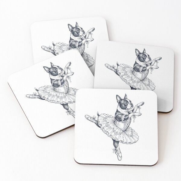 Item preview, Vintage Boston Terrier Ballet Dancer Ballerina Dog Lover designed and sold by dian-rody-crest.