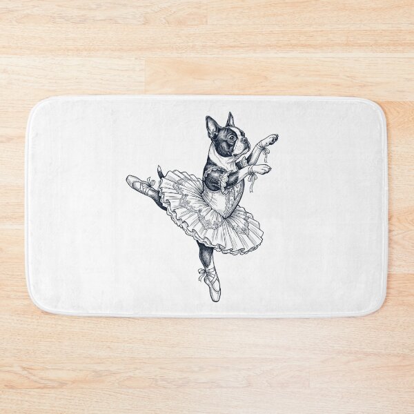 Item preview, Vintage Boston Terrier Ballet Dancer Ballerina Dog Lover designed and sold by dian-rody-crest.