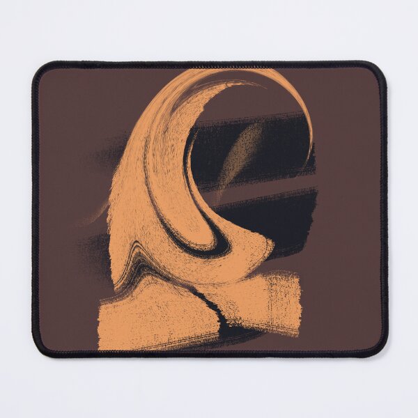 Item preview, Ethereal Flow: Minimalist Apricot & Charcoal Abstract designed and sold by CaramelCo.