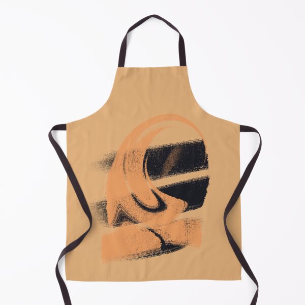 Item preview, Ethereal Flow: Minimalist Apricot & Charcoal Abstract designed and sold by CaramelCo.