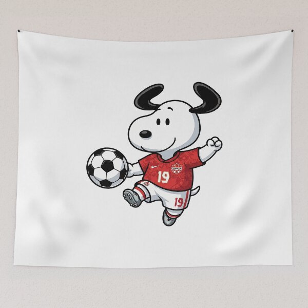 Item preview, Snoopy Canada Soccer Fan World Cup designed and sold by VincentMoore96.