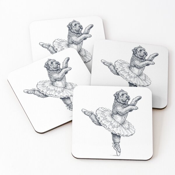 Item preview, Vintage Bouvier des Flandres Ballet Dancer Ballerina Dog Lover designed and sold by dian-rody-crest.
