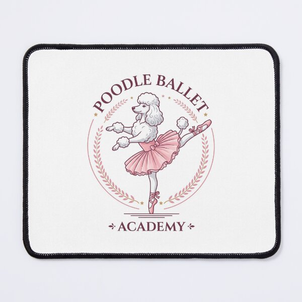 Item preview, Poodle Ballet Academy Cute Dancing Dog Ballerina designed and sold by PictoVibe.