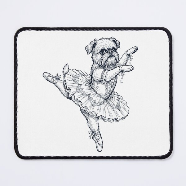 Item preview, Vintage Brussels Griffon Ballet Dancer Ballerina Dog Lover designed and sold by dian-rody-crest.