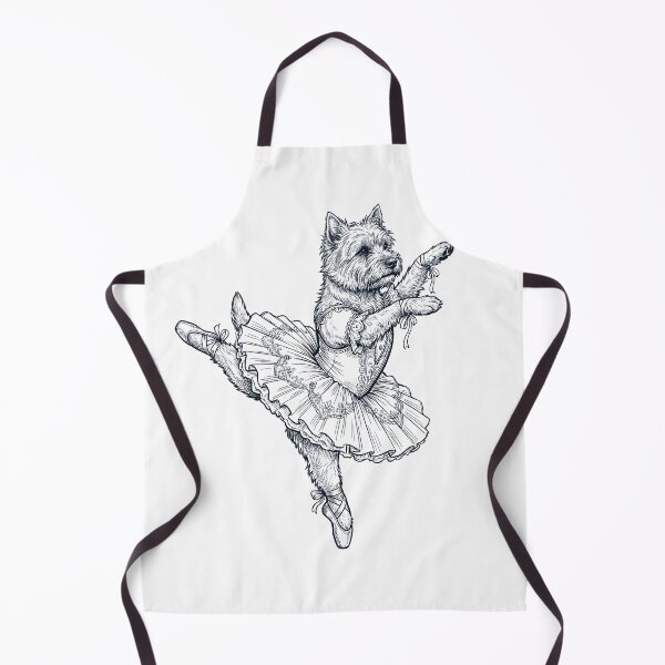 Item preview, Vintage Cairn Terrier Ballet Dancer Ballerina Dog Lover designed and sold by dian-rody-crest.