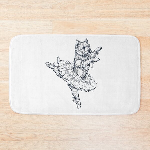 Item preview, Vintage Cairn Terrier Ballet Dancer Ballerina Dog Lover designed and sold by dian-rody-crest.
