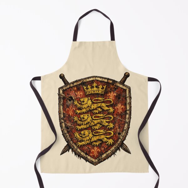 Item preview, Battle‑Scarred Plantagenet Lion Shield designed and sold by radiogalaxy.
