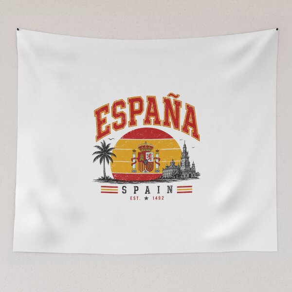 Item preview, Retro Spanish Flag Spain Shirt Vintage España Boys & Girls designed and sold by cass-vale-lab.
