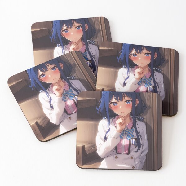 Item preview, Aki Adagaki Masamune Kun Revenge Soft Blush Doorway Scene designed and sold by PMartistStudio.