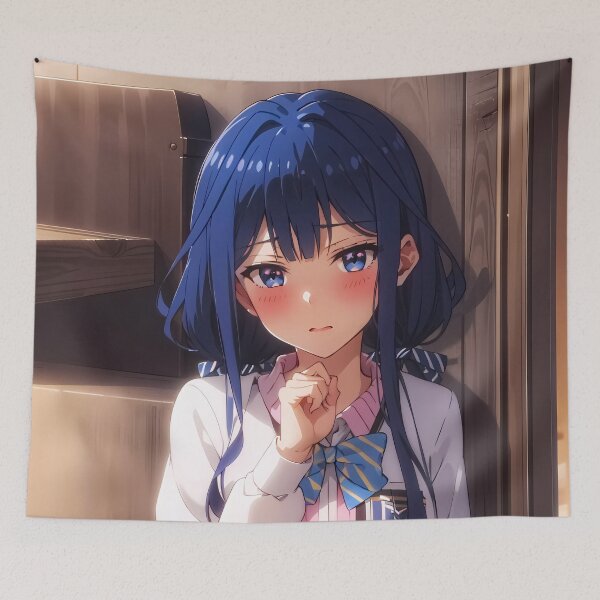 Item preview, Aki Adagaki Masamune Kun Revenge Soft Blush Doorway Scene designed and sold by PMartistStudio.