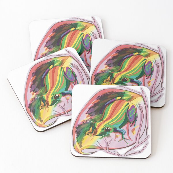 Item preview, Pride Month Frog designed and sold by Dragon Blossom Art.