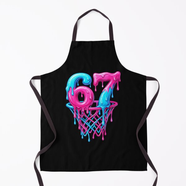 Item preview, Basketball Drip 67 Neon Melting Number Court Style designed and sold by allistermariam.
