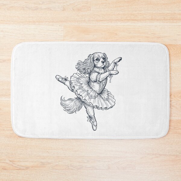 Item preview, Vintage Cavalier King Charles Spaniel Ballet Dancer Ballerina Dog Lover designed and sold by dian-rody-crest.