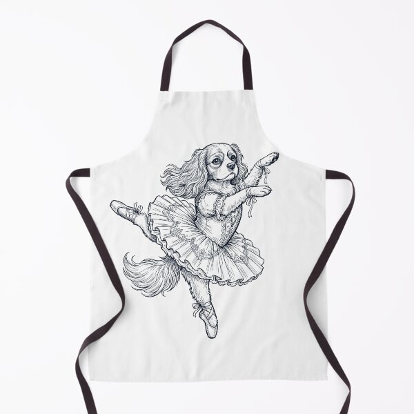 Item preview, Vintage Cavalier King Charles Spaniel Ballet Dancer Ballerina Dog Lover designed and sold by dian-rody-crest.