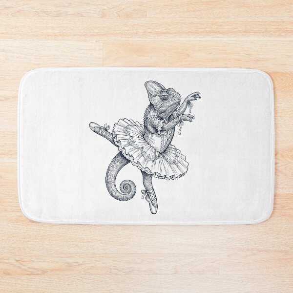 Item preview, Vintage Chameleon Ballet Dancer Ballerina Animal Lover designed and sold by dian-rody-crest.