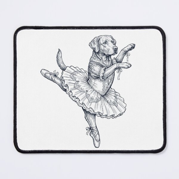 Item preview, Vintage Chesapeake Bay Retriever Ballet Dancer Ballerina Dog Lover designed and sold by dian-rody-crest.