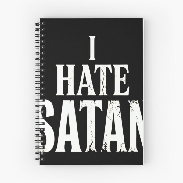 Item preview, I Hate Satan Bold Christian Faith Distressed Typography designed and sold by haitrieuic96.