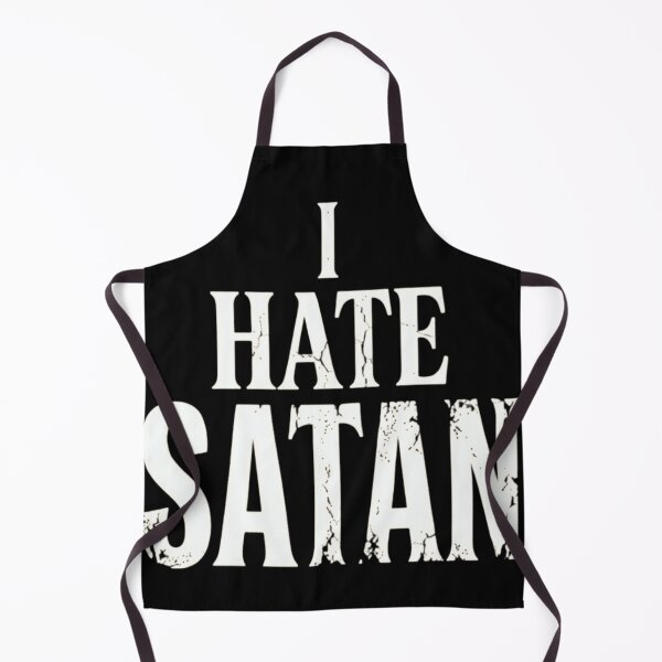 Item preview, I Hate Satan Bold Christian Faith Distressed Typography designed and sold by haitrieuic96.